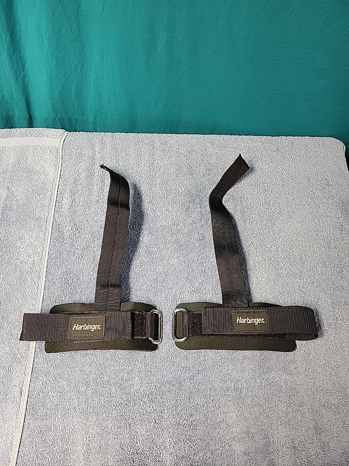 Nuevas correas de elevación profesionales de agarre grande sin deslizamiento para tirar de estante.  Se adapta a la mayoría de las tallas. Foto 1 de 4