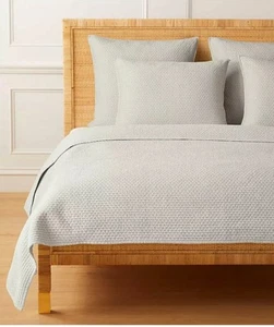 Trapunta Serena & Lily Westwood sabbia beige naturale King/Cal King nuova $358 - Foto 1 di 4