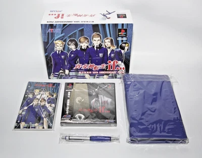 shin megami tensei if 50th Anniversary Pack PS1 Playstation Juego en Caja Japón Foto 1 de 4