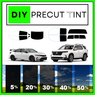 DIY Precut Premium Ceramic Window Tint Fit 2019-2026 Honda Passport REAR Windows - Image 1 of 4