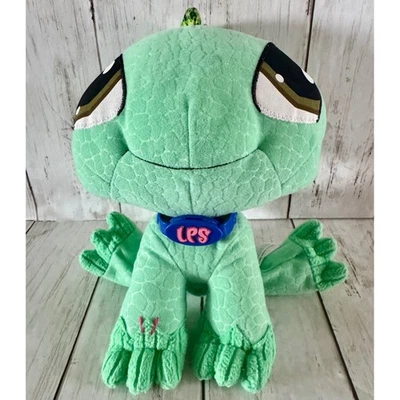 Littlest Pet Shop LPS Iguana Plush Green Stuffed Animal Toy 2007 Hasbro - Image 1 of 4