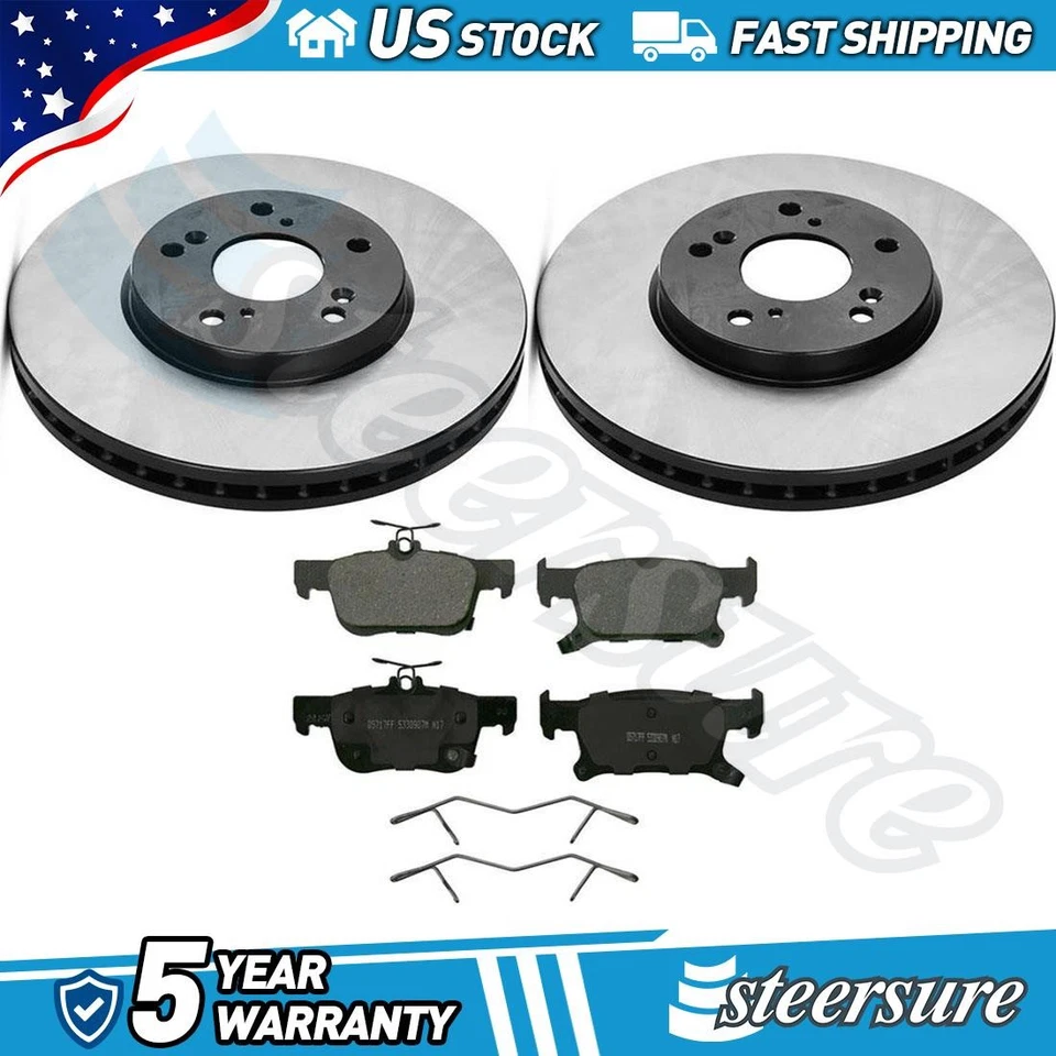 Juego de pastillas de freno de disco trasero rotor de freno de disco para Buick Envision 2016-2019 Foto 1 de 4