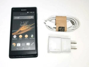 UNLOCKED SONY XPERIA L C2105 CELL PHONE FIDO ROGERS TELUS BELL KOODO LUCKY CHATR - Picture 1 of 6