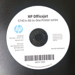 Setup CD ROM for HP OFFICEJET 5740 All-In-One Series Software for Windows / Mac