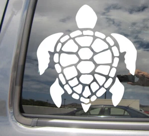 Honu Meeresschildkröte detaillierte Schale Hawaii hawaiianisches Auto Vinyl Aufkleber Aufkleber 05026 - Bild 1 von 2