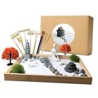 Diy Zen Garden Kit For Office Desk Decor, Mini Sand Box Set For Log Zen Garden