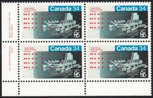 VANCOUVER, EXPO 86 = Canada 1986 #1078 MNH LL BLOCK OF 4 - Picture 1 of 1