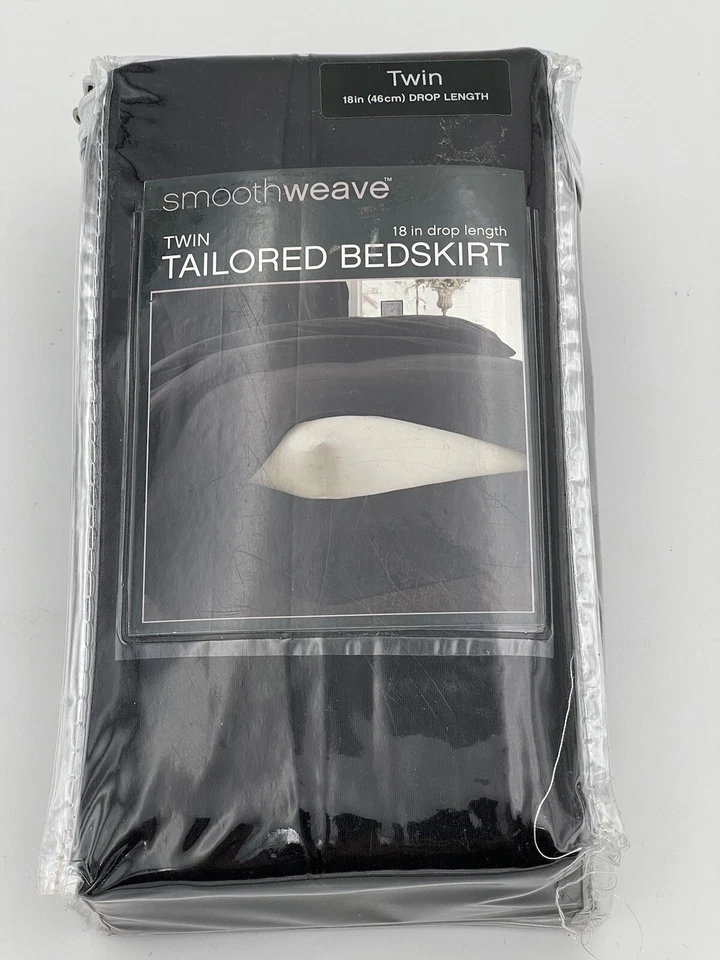 Smoothweave Twin Tailored Bedskirt IVORY 18” Drop Length
