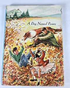 A Dog Named Penny By Clyde Robert Bulla 1955 Hardcover Dust Jacket Rare - Picture 1 of 12