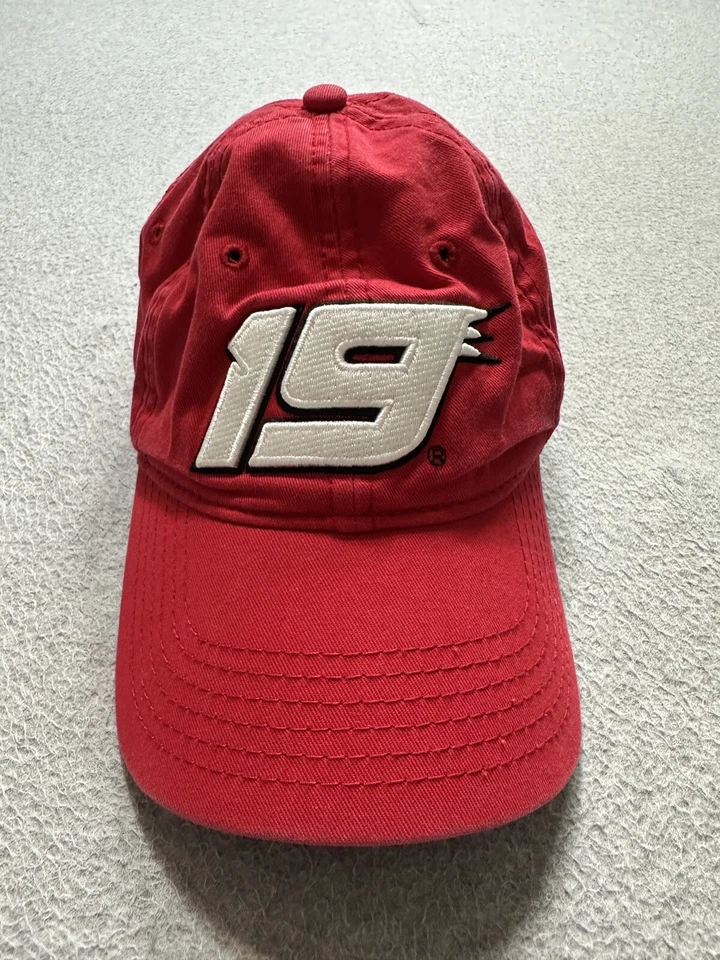 Кепка Elliott Sadler NASCAR кепка с ремешком сзади красно-белая No19 регулируемая мужская Chase - Изображение 1 из 4