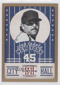 2013 Panini Hometown Heroes City Hall Gold John Franco #CH6