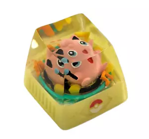 Jigglypuff Pokemon Handmade Artisan Keycap for Mechanical Keyboards - Picture 1 of 5