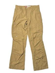 Vintage Ecko Red Y2K Skater Punk Tan Cargo Nylon Pants Juniors Sz 9 (33x30) - Picture 1 of 17