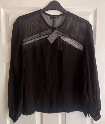Rag & Bone Tommi Shirt Black Size XS - Image 1 of 4