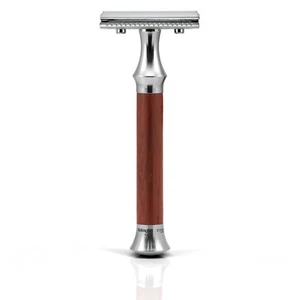 Timor Rasierhobel mit Padoukholz-Griff 100 mm - geschlossener Kamm VINTAGE - Picture 1 of 5
