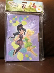 Disney Tinker Bell Hardcover 45 Sheet Journal Diary With Lock and Key! - Picture 1 of 2
