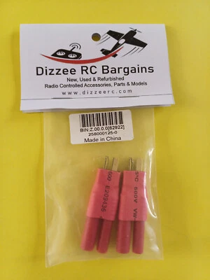 HXT to Deans T Plug Adapters 2pk for Radio Control Model Aircraft Planes Helis - Image 1 of 2