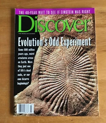 Discover Magazine March 1997 Evolution’s Odd Experiment No Label Newsstand - Image 1 of 2