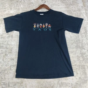 Vintage Taos New Mexico T-Shirt Erwachsene Gr. S bestickt Grafik Souvenir Tee - Bild 1 von 7