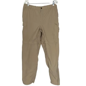 THE NORTH FACE Men Convertible Pants Size L Beige Hiking Camping Outdoors 46-26 - Picture 1 of 10