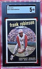 1959 Topps #435 Frank Robinson SGC 5 HOF WW2 Vet.🔥