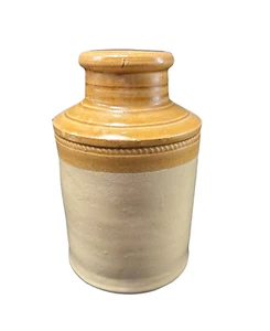 Antique Stoneware Oyster Jar Merchant Crock Jar - Picture 1 of 9