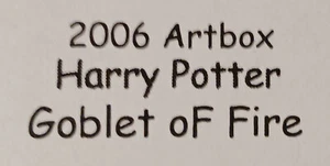 2006 Artbox Harry Potter & Goblet o Fire Fire R6 Durmstrang ship - Picture 1 of 3