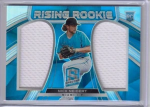 Nick Neidert 2021 Panini Spectra Rising Rookie Dual Relic #'d/50 MARLINS - Bild 1 von 2