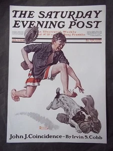 Saturday Evening Post August 9 1919 Norman Rockwell (COVER ONLY) reprint - Picture 1 of 1