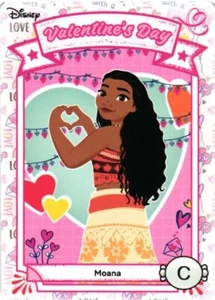 2024 Kakawow Disney Festivals JOY #HLDJ-BWE-08 Base 1 C Valentines Moana - Picture 1 of 2