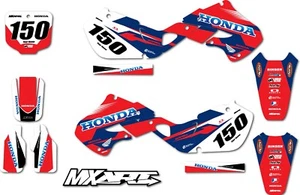 Honda CR 125 1998 1999 Kit de calcomanías personalizadas completo ESTILO VOLTIO kit de pegatinas gráficos - Imagen 1 de 8