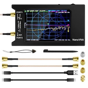 SeeSii NanoVNA-H4 Vector Network Analyzer 10KHz-1.5GHz,100k-6GHz NanoVNA Antenna - Picture 1 of 13