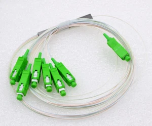 10pcs SC 0.9mm Steel Tube SM 1:6 Optic Fiber Splitter PLC Differential Splitter - Picture 1 of 7