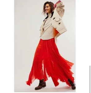New Free People One Clover Fully Maxi Skirt M - Picture 1 of 3