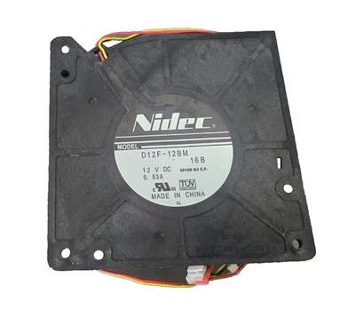 NIDEC D12F-12BM DC12V 0.83A 3Pin Blower Projector Cooling ! FREE  SHIPPING ! A3 - Image 1 of 4