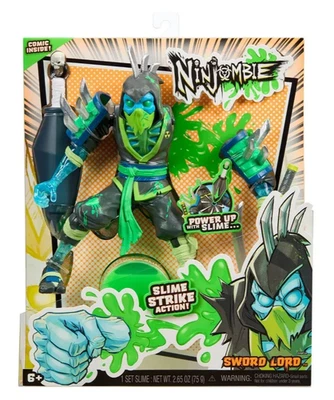 NINJOMBIE Roblox SWORD LORD Mix & Match Figure Weapon SLIME Comic Book **READ** - Image 1 of 4