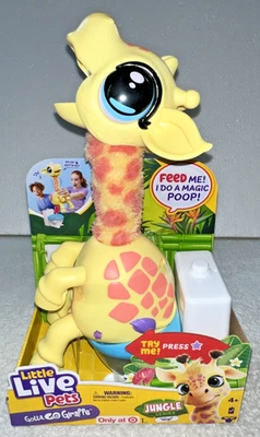 PEQUEÑAS MASCOTAS VIVAS GOTTA GO JIRAFA GIGI ALIMENTO PARA UNA CACA MÁGICA!  **NUEVO** Foto 1 de 4