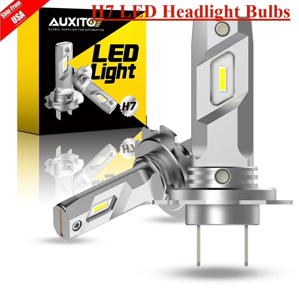 Bombillas de faros LED H7 blanco frío haz alto bajo 48000LM para Hyundai Elantra GT Foto 1 de 4