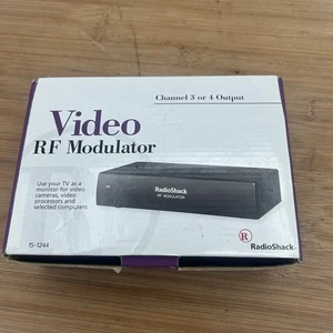 Radio Shack - RF Modulator #15-1244 Channel 3 or 4 Output 75/1K Ohms Switchable - Picture 1 of 4