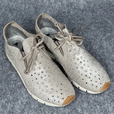 Кроссовки OTBT Lunar серебристые металлик кожа - размер 10 - Изображение 1 из 4