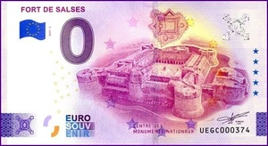 UEGC / FORT DE SALSES / BILLET 0 € / NULL EURO-SCHEIN / 2025-2 - Picture 1 of 1