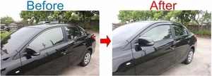 Window Visor Vent Weather Guard Fit For Toyota YARIS Sedan VIOS XP150 2014-2021 - Picture 1 of 6