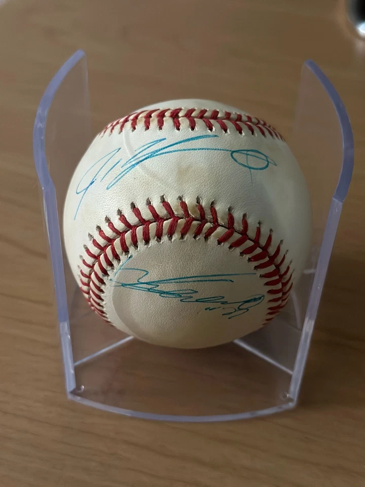 Ivan Rodriguez Signed AL Baseball W/JSA Texas Rangers Autographed  - Image 1 of 3