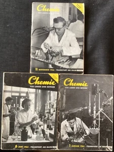 Chemie f. Labor + Betrieb, 1964, drei Hefte - Bild 1 von 12