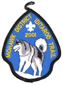 Iditarod Trail Mohawk District Four Lakes Council Patch Wisconsin 2001 - Imagen 1 de 2