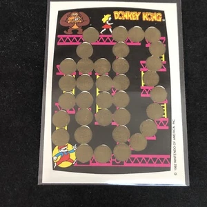1982 Topps Donkey Kong Scratch-Off Game Donkey Kong (Elevator Stage) - Bild 1 von 2
