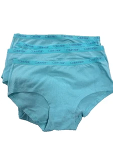 Calvin Klein Girls' Youth Hipster, 7-pack (BLUE, LARGE) NWOT - Picture 1 of 3