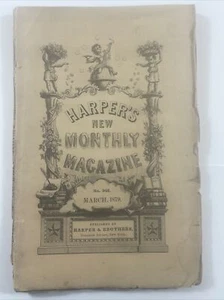 1879 Harper’s New Monthly Magazine Number 346 March Book - Picture 1 of 8