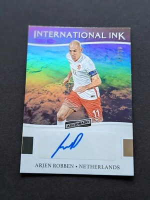 2016-17 Panini Aficionado International Ink Auto Arjen Robben 11/30 Jersey # - Image 1 of 4