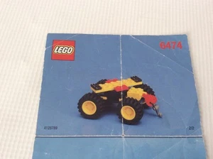 lego 6474 * Solo manual de instrucciones - Imagen 1 de 3